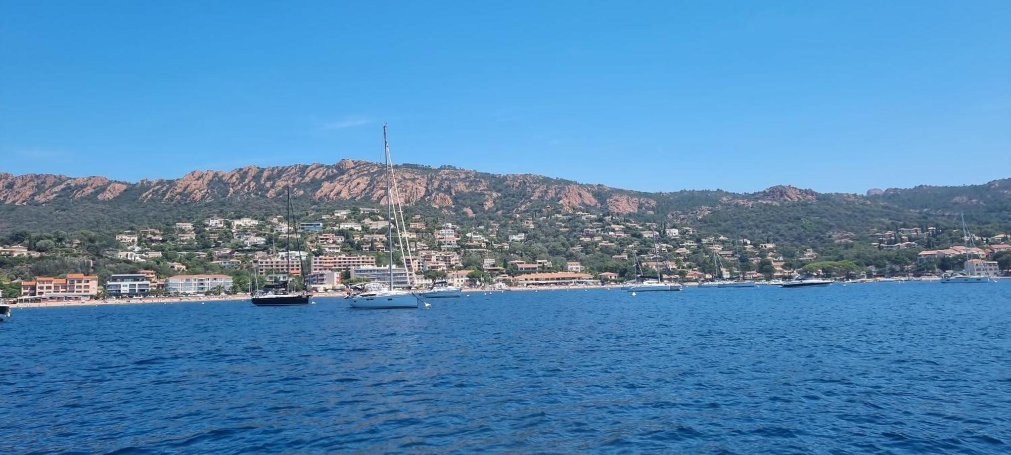 Agay Cap Esterel Le Hameau F2 Clim Plein Sud Dernier Etage Magnifique Vue Mer Saint-Raphaël Eksteriør bilde